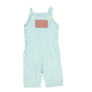 Red Beans Girls Light Blue | Red Romper size: 18 Months